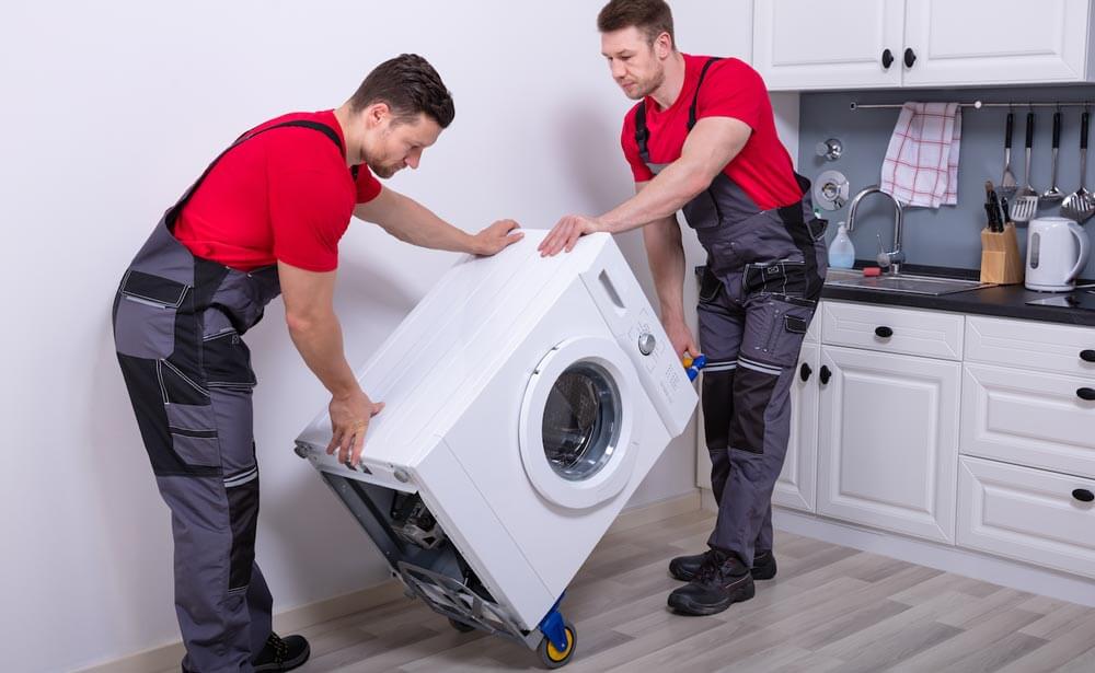 moving a washing machine